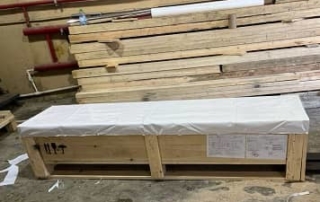 Упакованные запчасти на Север