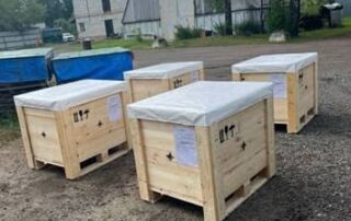 Упаковка для морской перевозки