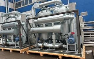 Установка оборудования на поддоне