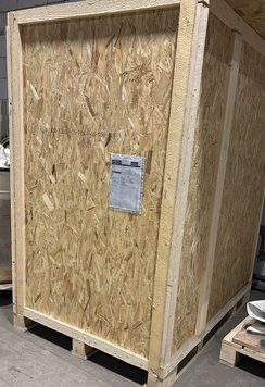 Транспортный ящик из ОСБ для перевозки промышленного оборудования